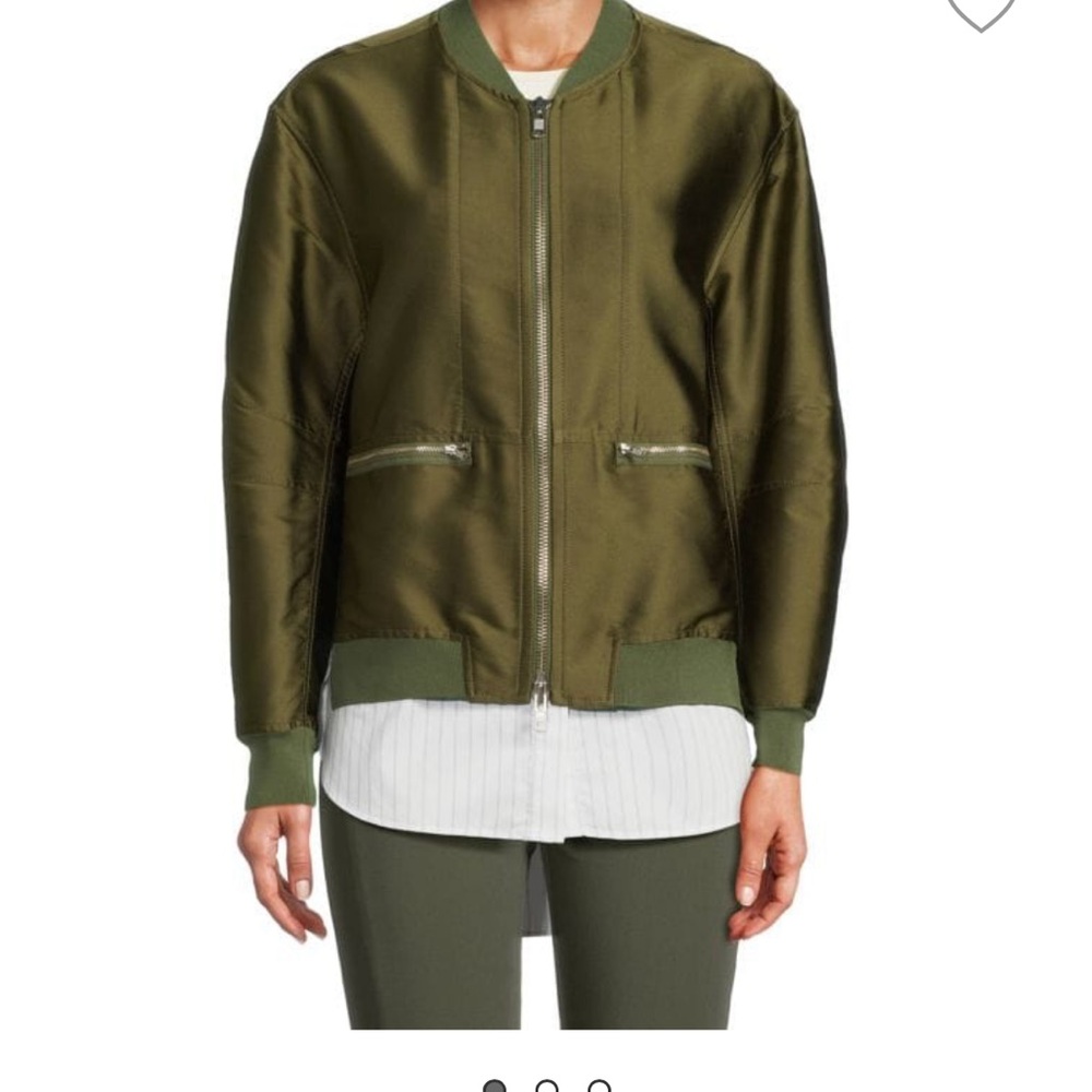 3.1 Phillip Lim Twofer Shirt Bomber Jacket Medium